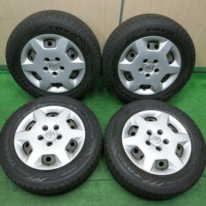 バリ溝！ほぼ10分★トヨタ 60系 ノア ヴォクシー 純正 スチール 195/65R15 スタッドレス トーヨー MK4α 15インチ PCD114.3/5H★