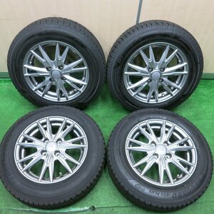 バリ溝！キレイ！9分★スタッドレス 165/70R14 ヨコハマ アイスガード iG50 プラス VELVA KEVIN ヴェルヴァ ケビン 14インチ PCD100/4H★