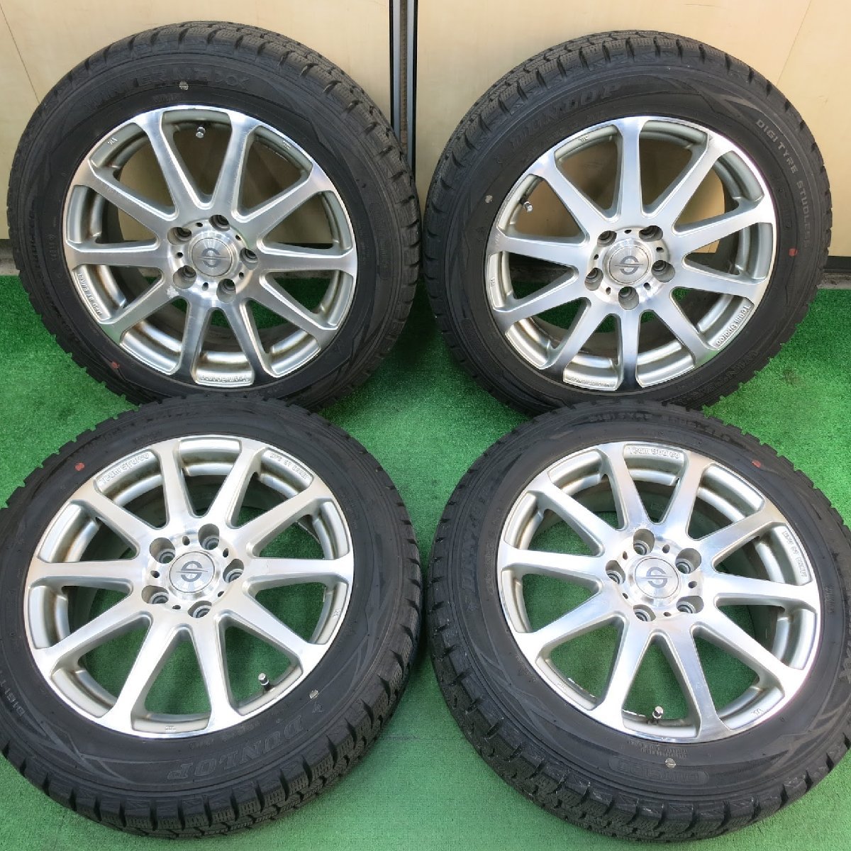 バリ溝!キレイ!9.5分☆プジョー等 195/55R16 スタッドレス