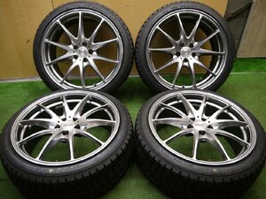 [送料無料]タイヤ未使用！21年★ RAYS VR G25 スタッドレス 215/40R18 鍛造 グッドイヤー アイスナビ7 レイズ 18インチ PCD100/5H★