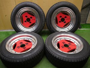 [送料無料]ADVAN RACING A3A -14-1 175/65R14 スタッドレス YOKOHAMA ブリヂストン ブリザックMZ-01 PCD114.3/4H★2020123ヤス