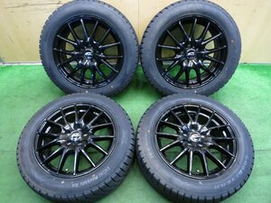 [送料無料]バリ溝！18年！9.5分以上★スタッドレス SCHNEIDER 205/55R16 グッドイヤー アイスナビ6 MiD PCD100/5H★2121206Hス