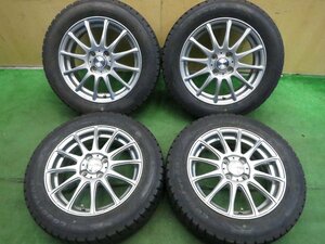 [送料無料]キレイ★スタッドレス 185/60R15 グッドイヤー アイスナビ6 ravrion LUMIERE ラブリオン 15インチ PCD100/4H★3020314Hス