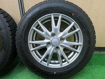 [送料無料]バリ溝！20年！ ほぼ10分★スタッドレス 175/70R14 グッドイヤー アイスナビ6 VELVA KEVIN ヴェルヴァ PCD100/4H★3021502ヒス_画像2