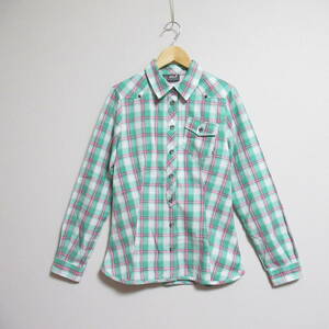  beautiful goods [Jack Wolfskin Jack Wolfskin ] check long sleeve shirt S slim Fit 