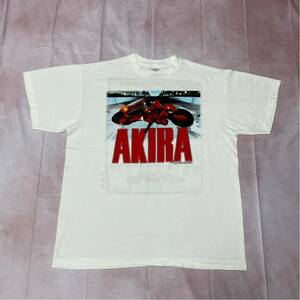 80s AKIRA アキラ 金田 アニメ White Tシャツ Lサイズ