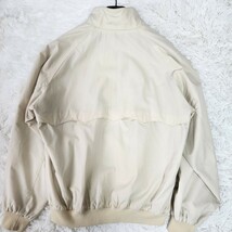 良品 40 Lサイズ バラクータ BARACUTA スイングトップ G9 ハリトンジャケット人気色 ベージュ OPTIジップ ブルゾン アウター チェック 798_画像7