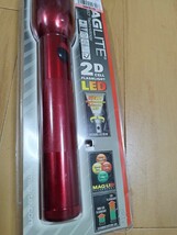 ☆★【未使用】LEDマグライト　MAG-LITE　懐中電灯　レッドアルマイト　単１２本　スナップオン　Snap-on　マックツールMACツール　★☆_画像5