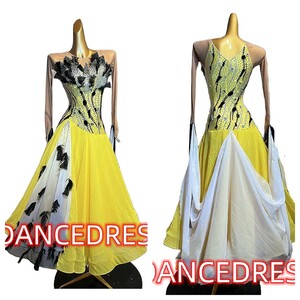 NEW 社交ダンスドレス・モダンドレス・スタンダードドレス オーダーメイド、サイズ撰択可 新品 最高品質modern-558