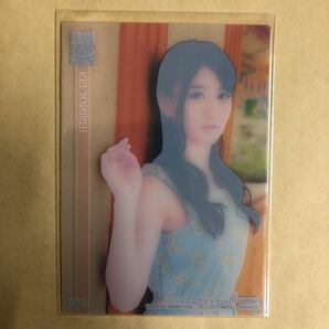 NMB48 上西恵 2014 トレカ アイドル グラビア クリアカード R005 タレント トレーディングカードの画像2