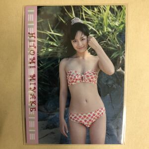 アイドリング!!! 三宅ひとみ 2010 ボム トレカ アイドル グラビア カード 水着 ビキニ 033 タレント トレーディングカード BOMB