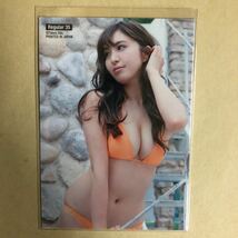 柳いろは トレカ アイドル グラビア カード 水着 ビキニ 35 タレント トレーディングカード_画像1