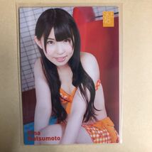 SKE48 松本梨奈 2012 トレカ アイドル グラビア カード 水着 ビキニ R121 タレント トレーディングカード_画像1