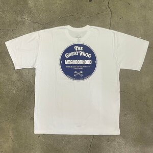 美品 NEIGHBORHOOD × THE Great FROG TEE SS M WHITE ネイバーフッド グレート フロッグ Tシャツ ホワイト