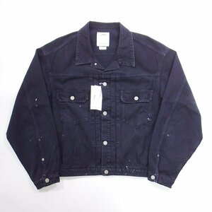 極美品 22ss visvim 101XX JKT CRASH (DRY PIQUE) NAVY 2