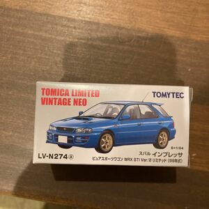 LV-N274a スバル インプレッサ ピュアスポーツワゴン WRX STi Ver.VI リミテッド （青） 99年式