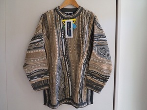 ★新品 デッドストック CARLO ALBERTO マルチカラー 3D 立体 ニット セーター S★オーストラリア製 ウール★COOGI クージー好きな方★