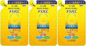 170ml×3袋　しっとりタイプ メラノCC 薬用 しみ対策美白化粧水 つめかえ用　詰替　ロート製薬 