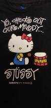 当時物　新品未使用 STUSSY KIDS x Hello KittyステューシーキッズxハローキティコラボTシャツ　色BLACKxWHITE サイズS_画像5