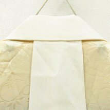 ★着物10★ 1円 絹 長襦袢 絞り 袖無双 身丈113cm 裄62cm [同梱可] ☆☆_画像6