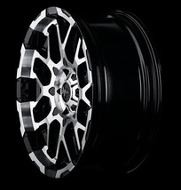 MID ナイトロパワー M28バレット 1本 ホイール ハイエース/レジアスエース【16×6.5J 6-139 INSET38 ブラック/ミラー】200系 NITRO POWER_画像6