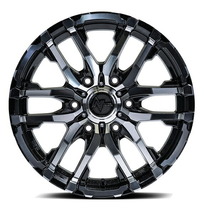 MID ナイトロパワー M26クロスファング 1本 ホイール ジムニー【16×5.5J 5-139 INSET20 バレルブラック】23系 NITRO POWER CROSS FANG_画像7