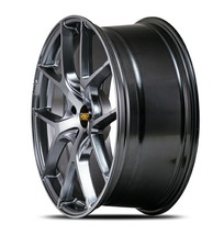 MID RMP 025F リッチノワール 4本セット ホイール クラウン【17×7J 5-114 INSET40】200系 Rich Noir アルミホイール 4枚 1台分_画像4