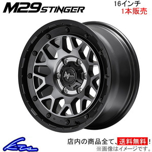 MID ナイトロパワー M29スティンガー 1本販売 ホイール【16×6J 5-139 INSET-5 セミグロス】NITRO POWER M29 STINGER アルミホイール 1枚