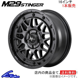 MID ナイトロパワー M29スティンガー 1本 ホイール デリカD：5【16×7J 5-114 INSET40 バレルブラック】CV系 NITRO POWER M29 STINGER