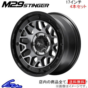 MID ナイトロパワー M29スティンガー 4本セット ホイール【17×8J 6-139 INSET20 セミグロス】NITRO POWER M29 STINGER アルミホイール