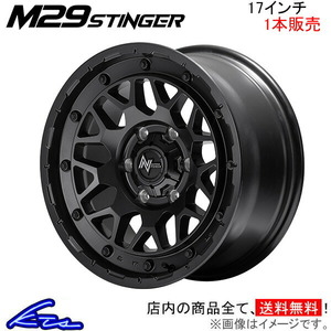 MID ナイトロパワー M29スティンガー 1本販売 ホイール【17×8J 6-139 INSET20 バレルブラック】NITRO POWER M29 STINGER アルミホイール