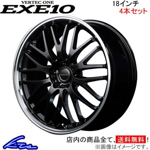 MID ヴァーテックワン エグゼ10 4本セット ホイール マークX【18×8J 5-114 INSET42】120系 VERTEC ONE EXE10 アルミホイール 4枚 1台分