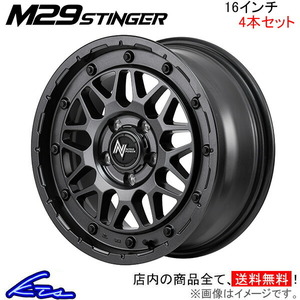 MID ナイトロパワー M29スティンガー 4本 ホイール アウトランダー【16×7J 5-114 INSET40 バレルブラック】CW5W NITRO POWER STINGER