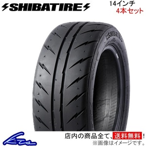 シバタイヤ TW380 4本セット サマータイヤ【195/55R14】R0716 SHIBATIRE 夏タイヤ 1台分