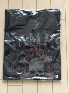 VAMPS ⅩⅤⅠ 2015-2016 ZeppツアーLIVE Tシャツ★ブラック Lサイズ★未開封新品