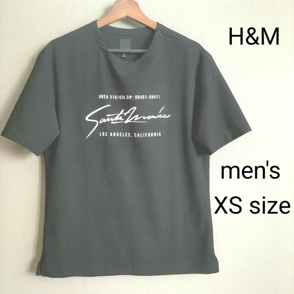 H&M メンズ 半袖カットソー XS / レディース Mサイズ としても着られます