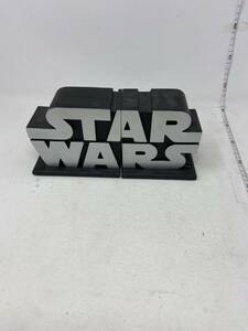 中古　GG ジェントルジャイアント スター・ウォーズ ロゴ ブックエンド シルバー STAR WARS スカイウォーカーの夜明け　2646/5000 限定