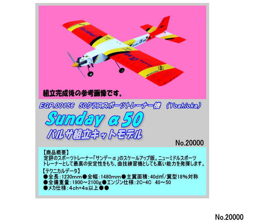 Yahoo!オークション -「サンデー!」(飛行機) (ホビーラジコン)の Yahoo!オークション -「サンデー!」(飛行機) (ホビーラジコン)の