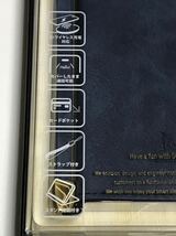 匿名送料込み iPhone11Pro用カバー 手帳型ケース ブルー 青色 ストラップ スタンド機能 カードポケット アイホン アイフォーン11プロ/UF7_画像3