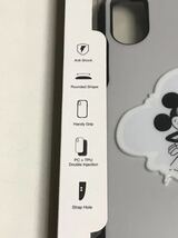 匿名送料込み iPhoneX用カバー ケース iPhone10 ディズニー Disney ミッキーマウス Mickey Mouse ストラップホール grey アイフォーンX/UJ6_画像4