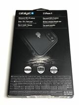 匿名送料込み iPhoneX用カバー 防水 ケース カタリスト catalyst ブラック 黒色 BLACK WATER PROOF iPhone10 アイホンX アイフォーンX/UV2_画像5