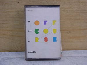 △F/512●音楽カセット☆オフコース☆as close as possible☆中古品