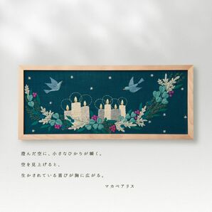 マカベアリス ひかりの風景 冬のひかり 刺繍 刺しゅう キット Olympus オリムパス