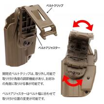 LAYLAX マルチフィットコンパクトホルスター MULTI FIT COMPACT HOLSTER BK 右用 Lサイズ タクティカル 箱潰れあり_画像6