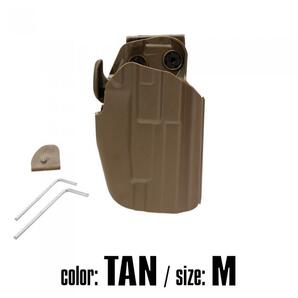 LAYLAX マルチフィットコンパクトホルスター MULTI FIT COMPACT HOLSTER TAN 右用 Mサイズ タクティカル