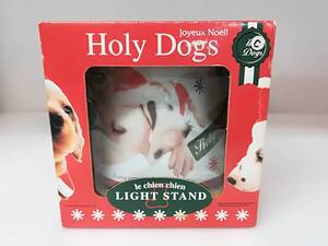 ●未使用 保管品 ザドッグ THE DOG Holy Dogs ライト スタンド ダルメシアン 送料510円～ クリスマス 照明 インテリア