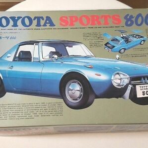 【絶版品・美品】TOYOTA SPORTS 800 プラスチックモデル1/24 トヨタスポーツ800 日本の名車 ニットー 未組立