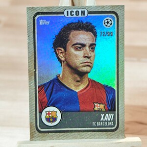 99枚限定 シャビ・エルナンデス 2022-23 Topps Jamal Musiala Platinum Curated Set Xavi FC Barcelona 72/99 Icon インサート