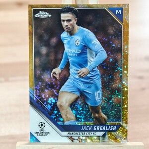 50枚限定 2021-22 Topps Chrome ジャック・グリーリッシュ Jack Grealish 12/50 マンチェスター・シティFC