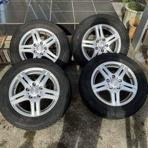 ★手渡し可 東京★ 195/65R15 スタッドレスタイヤ 4本セット トヨタ 70 ヴォクシー ノア 15インチ アルミホイール 6J 50 5H 114.3